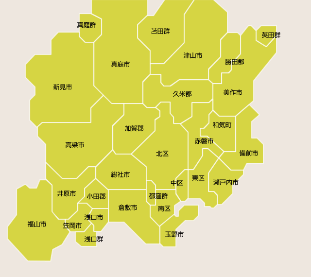 岡山エリアマップ